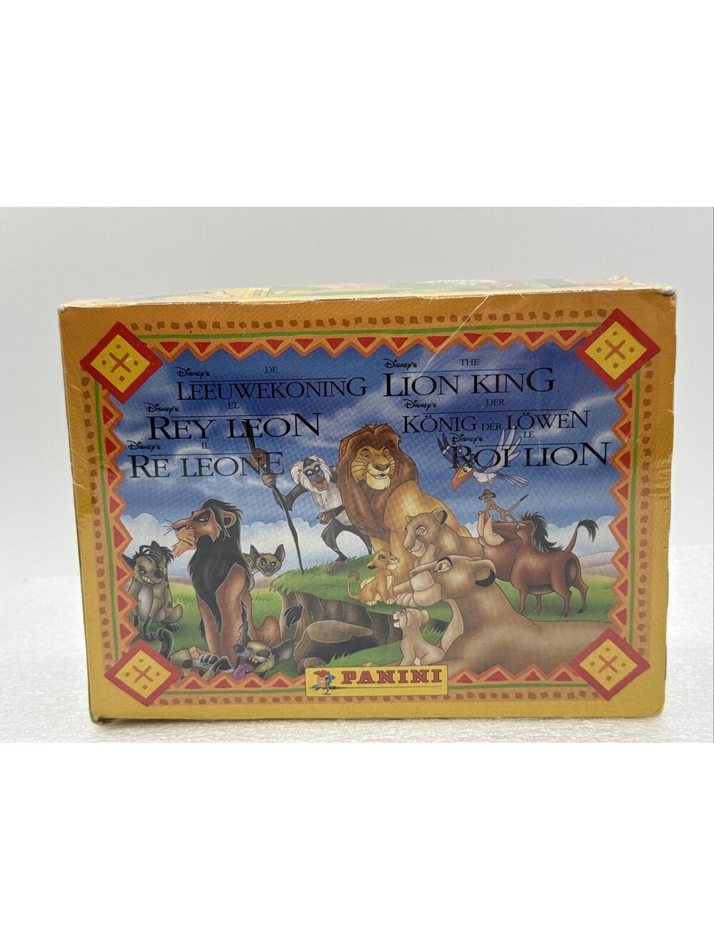 1995 Disney Lion King Movie Panini Trading Cards Factory Sealed Box 30pks 8cards